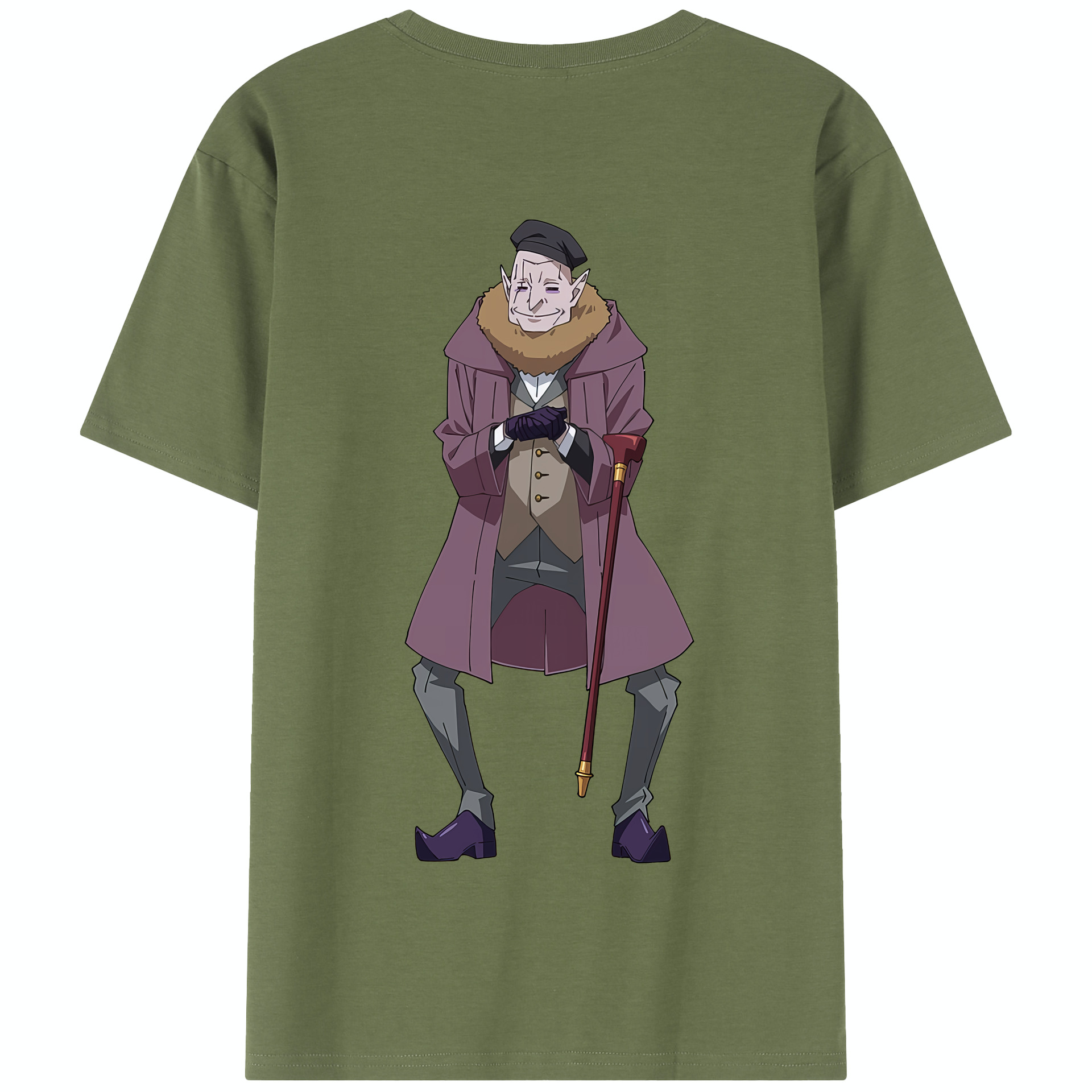 （画像用） 転スラ Regarding Reincarnated to Slime 綿100％半袖Tシャツ（背面プリント）